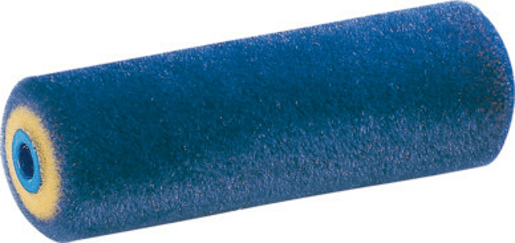 Storch Schaumstoff-Lackierwalze 11 cm Flock I Blau Bügelseitig Abger.156614